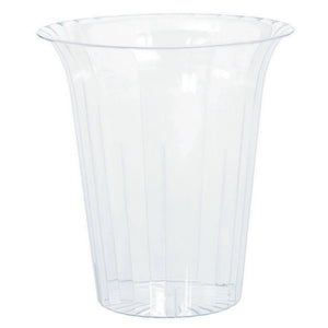 Flared Cylinder Plastic Clear Medium