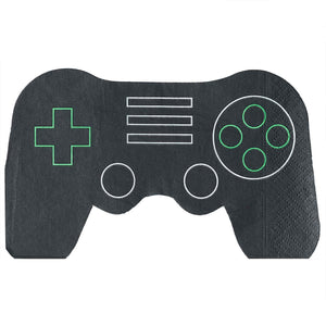 Game Controller Napkins Controller Shape Pack of 16