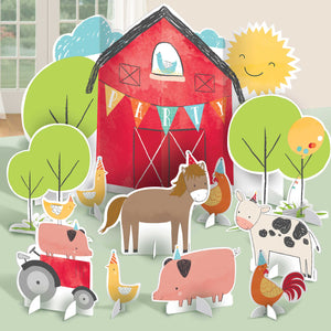 Barnyard Birthday Table Decorating Kit