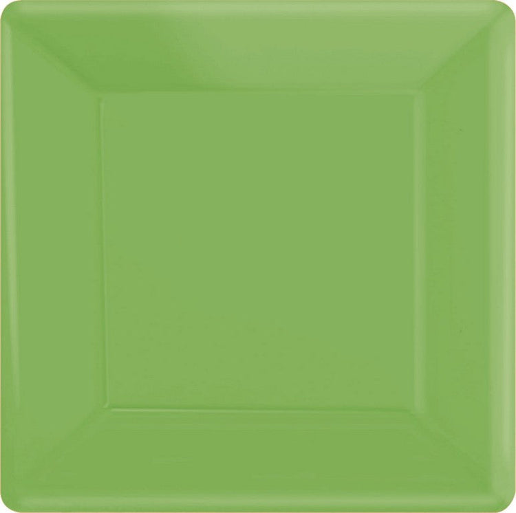 Paper Plates 26cm Square 20CT - Kiwi Pack of 20