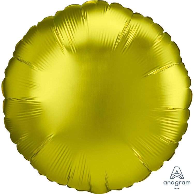 45cm Standard HX Satin Luxe Lemon Circle S18