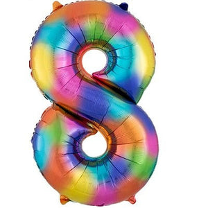 SuperShape Rainbow Splash Numeral 8. L34