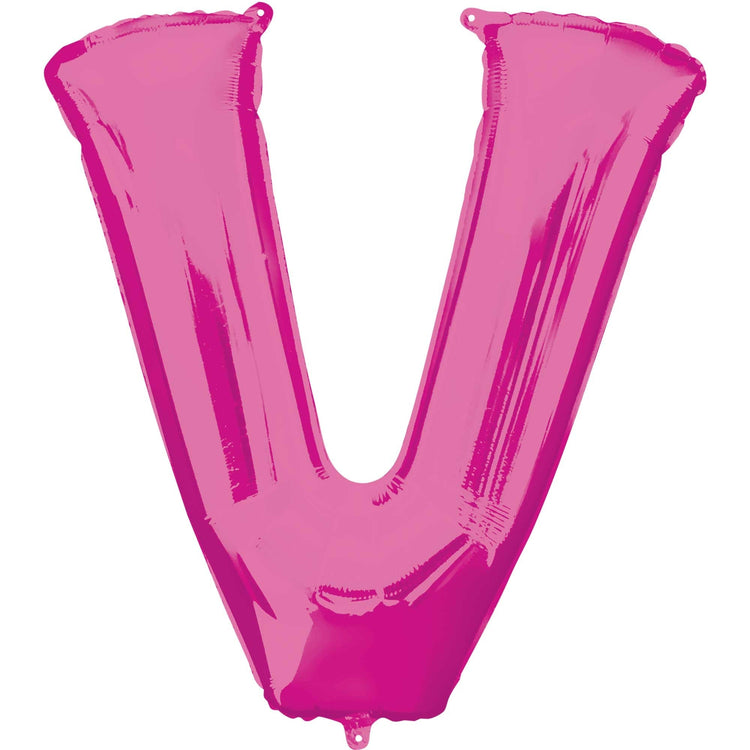 SuperShape Letter V Pink L34