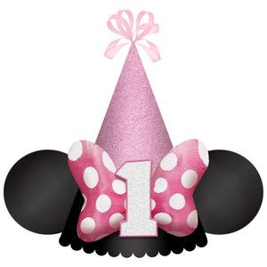 Minnie Mouse Forever Deluxe Cone Hat 1st Birthday