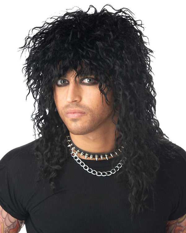 Headbanger Black Wig