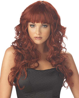 Impulse Fringed Auburn Wig