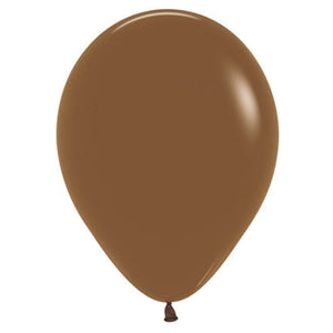 Sempertex 30cm Fashion Coffee Brown Latex Balloons 074, 25PK Pack of 25