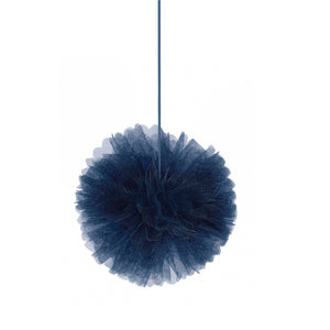 Navy Bride Deluxe Fluffy Tulle Hanging Decorations Pack of 3