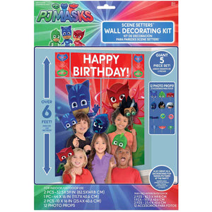 PJ Masks Scene Setter with Props Pack of 17