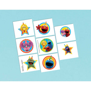 Sesame Street Tattoos Pack of 8