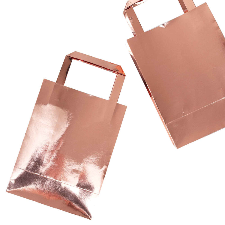 Pick & Mix Rose Gold Party Bags Rose Gold Pack of 5