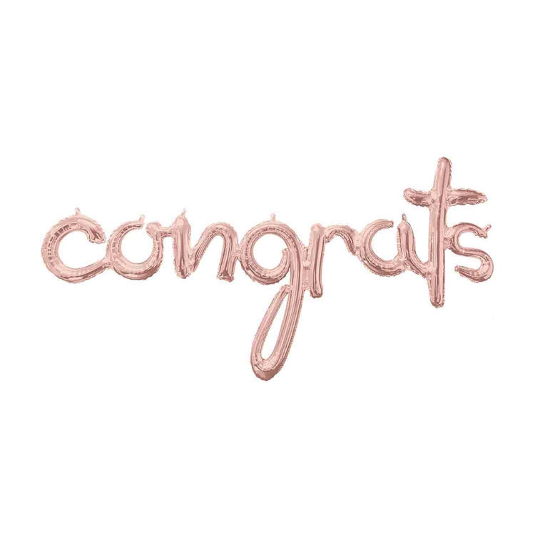 CI: Script Phrase congrats Rose Gold G50