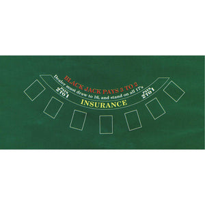 Casino Black Jack Tablecover