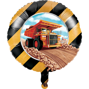 45cm Big Dig Construction Foil Balloon