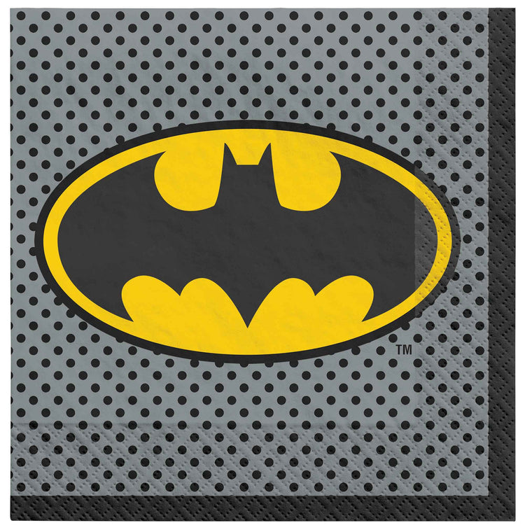 Batman Heroes Unite Lunch Napkins Pack of 16