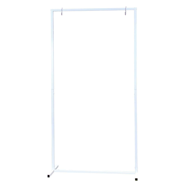 Contemporary Wedding White Metal Entrance Sign Stand