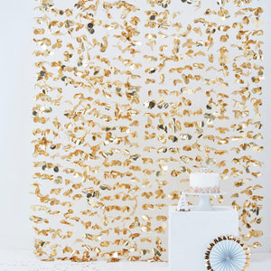 Pick and Mix Gold Photobooth Backdrop