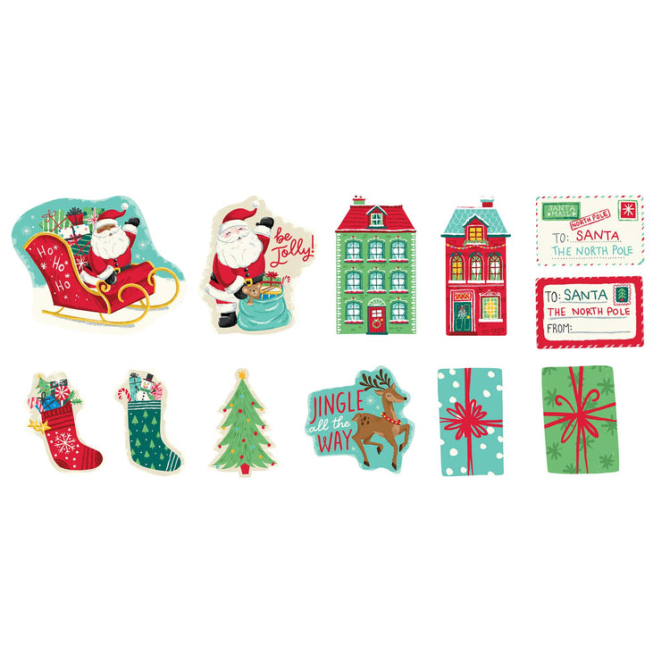 Christmas North Pole Cutouts Pack of 12