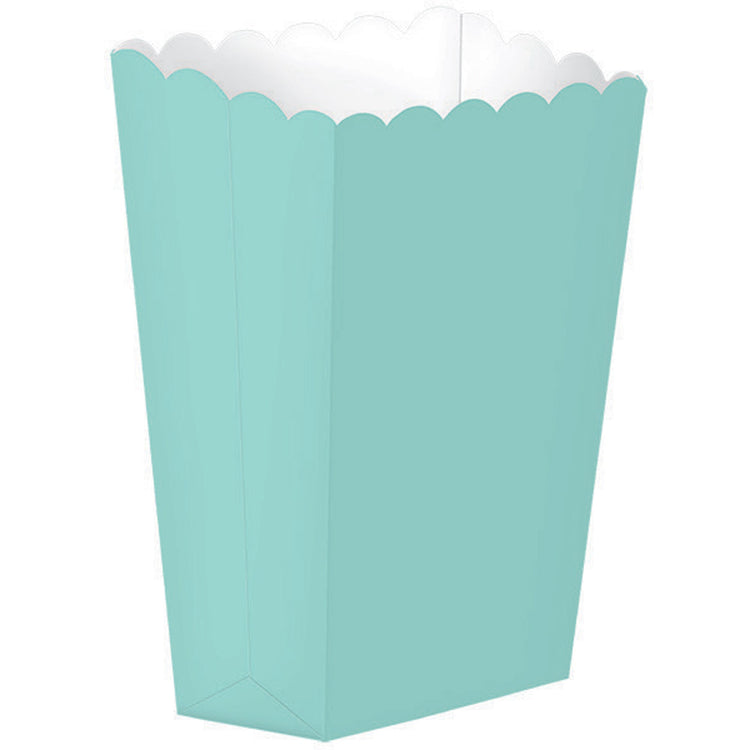 Popcorn Favor Boxes Small Robins Egg Blue Pack of 5