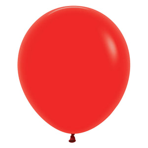 Sempertex 45cm Fashion Red Latex Balloons 015, 6PK Pack of 6