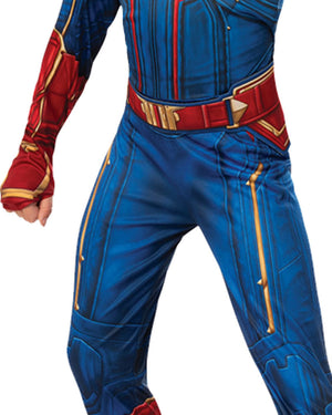 Captain Marvel Hero Suit Value Girls Costume