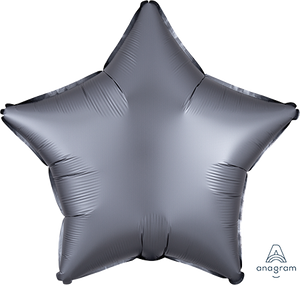 45cm Standard XL Satin Luxe Graphite Star S18