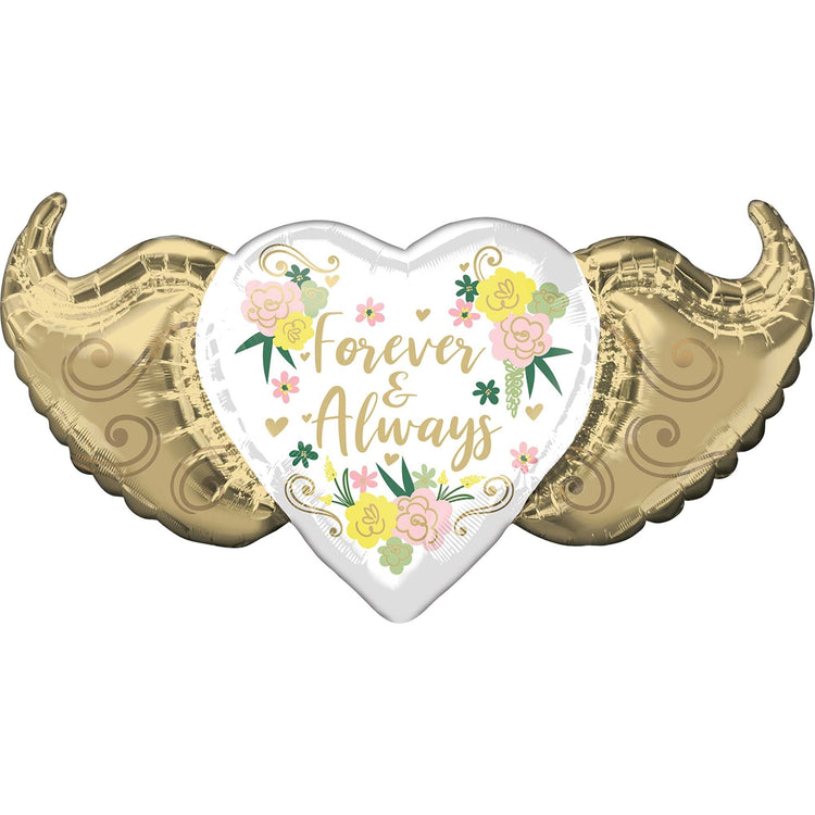 SuperShape Forever & Always Floral Winged Heart P30