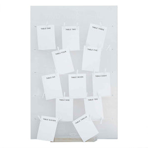 A Touch of Pampas Table Plan Acrylic Pack of 35