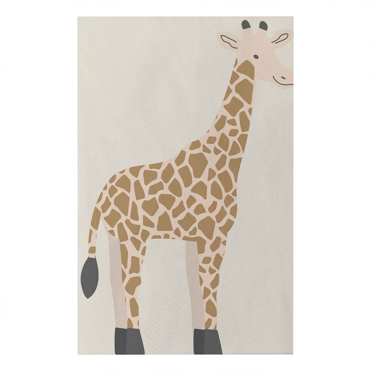 Wild Jungle Napkins Giraffe Pack of 16