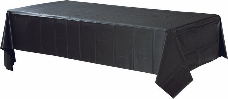 Black Plastic Tablecover 2.74m