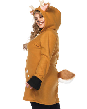 Cozy Deer Womens Plus Size Costume