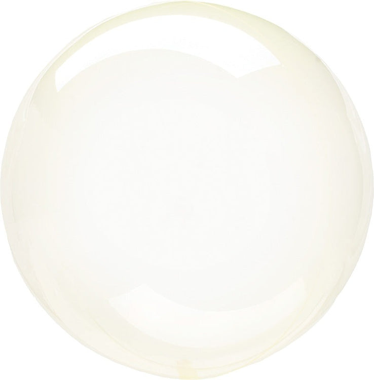 Crystal Clearz Petite Yellow Round Balloon S15