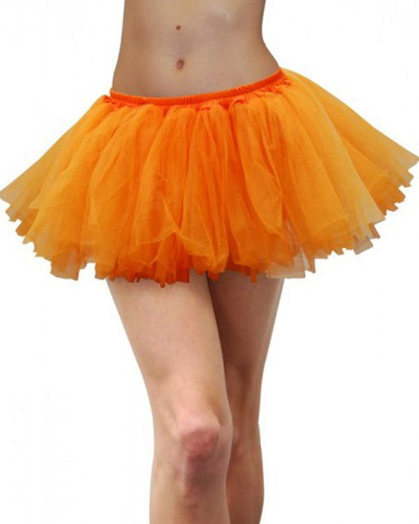 80s Fluro Orange Tulle Tutu