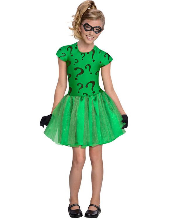 Super Villains Riddler Tutu Girls Costume