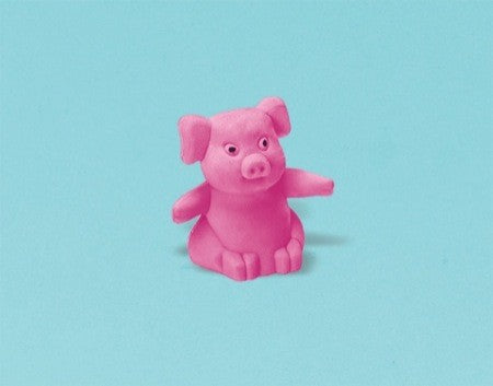 Value Pack Favor - Pig Eraser Pack of 8