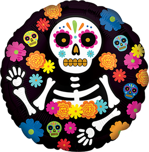 45cm Standard HX Day of the Dead Skeleton S40