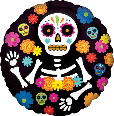 45cm Standard HX Day of the Dead Skeleton S40