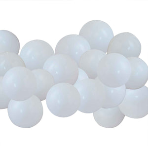 Ginger Ray Balloon Pack 12cm White Pack of 40