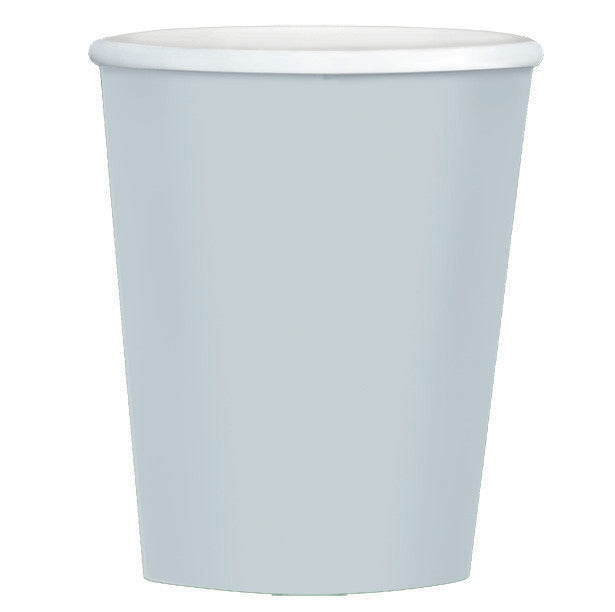 Silver 354ml Paper Coffee Cups Pack of 40