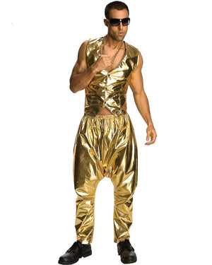 90s Gold Rapper Pants