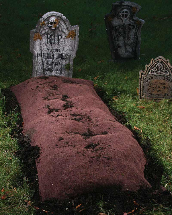 Grave Mound With Stakes