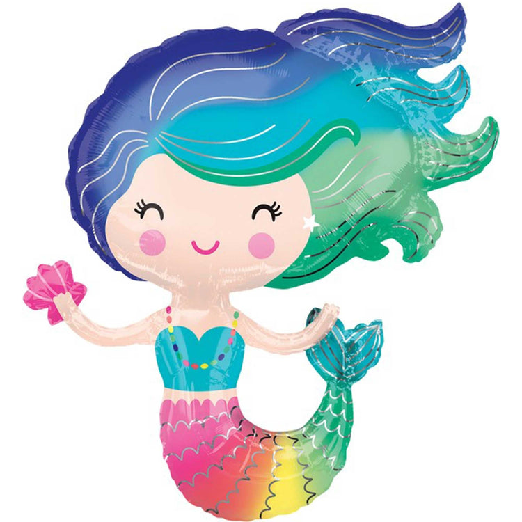 SuperShape XL Colourful Mermaid P35