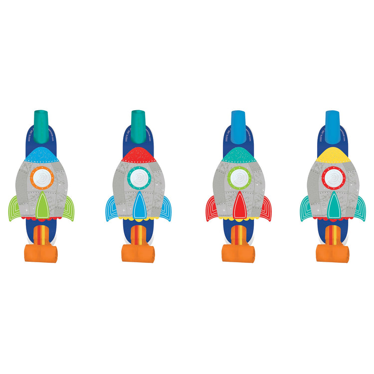 Blast Off Birthday Blowouts Pack of 8