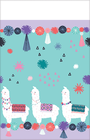 Llama Fun Tablecover Paper