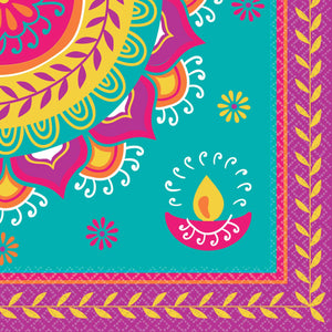 Diwali Lunch Napkins Pack of 16