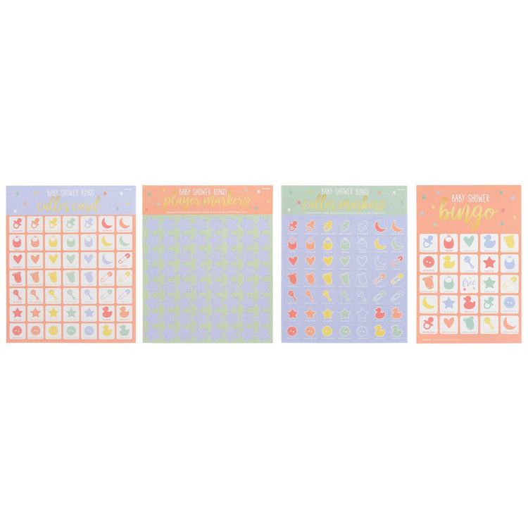 Baby Shower Bingo Games Pack of 25