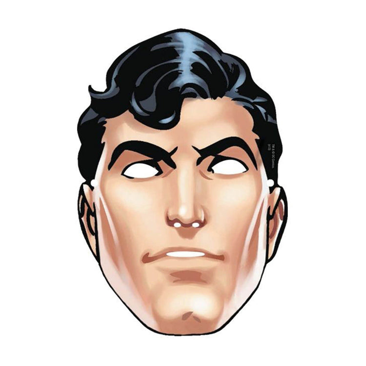Superman Party Masks Pack of 8