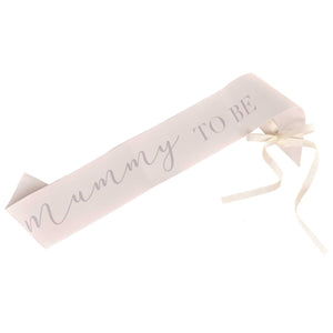 Hello Baby Cream Mummy to Be Baby Shower Sash