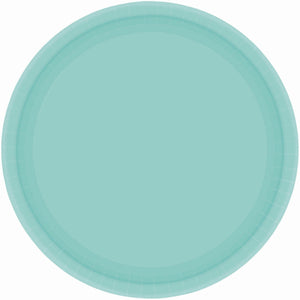 Robins Egg Blue 17cm Round Paper Plates Pack of 20