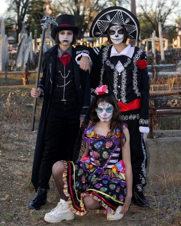 Sugar Skull Rainbow Senorita Womens Costume